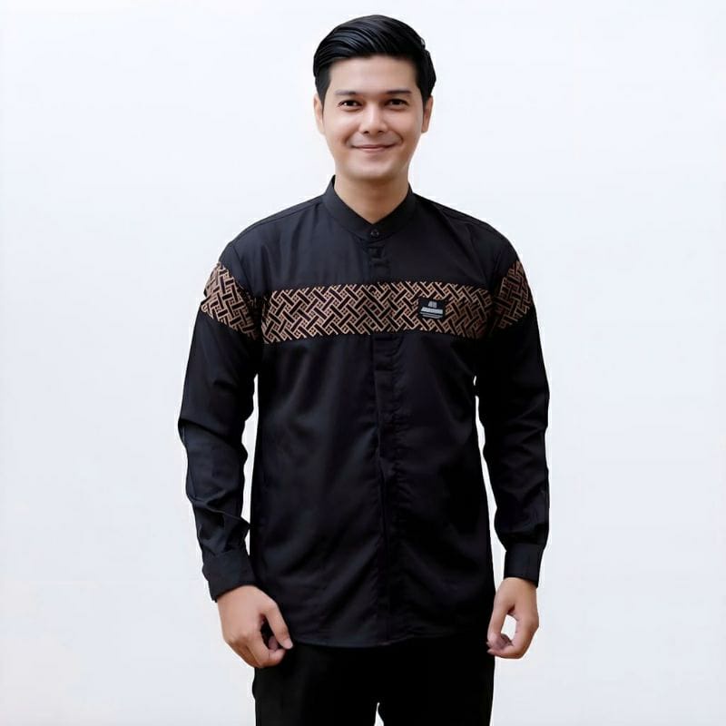 Baju Koko Kurta KOBATA lengan panjang baju koko pria dewasa terbaru 2023 matt katun toyobo