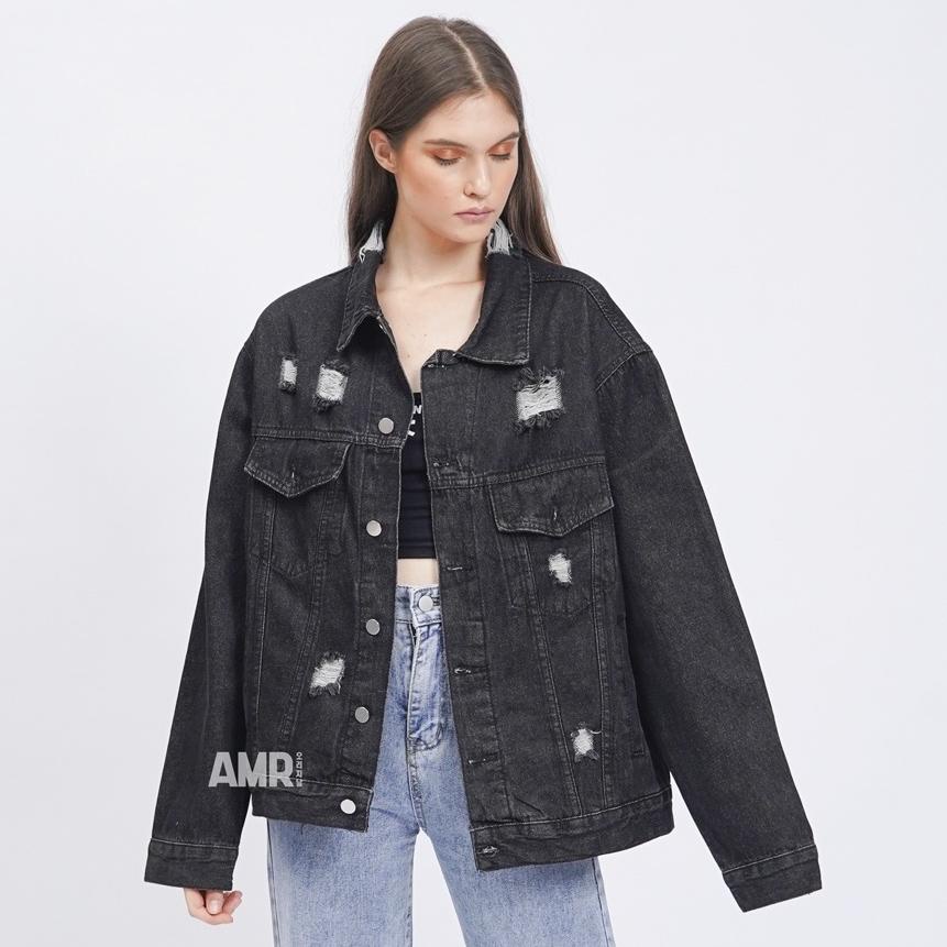 TERPERCAYA AMR ORIGINAL - RIPPED MUCH 528 / 548 - JACKET JEANS OVERSIZE TOXIC