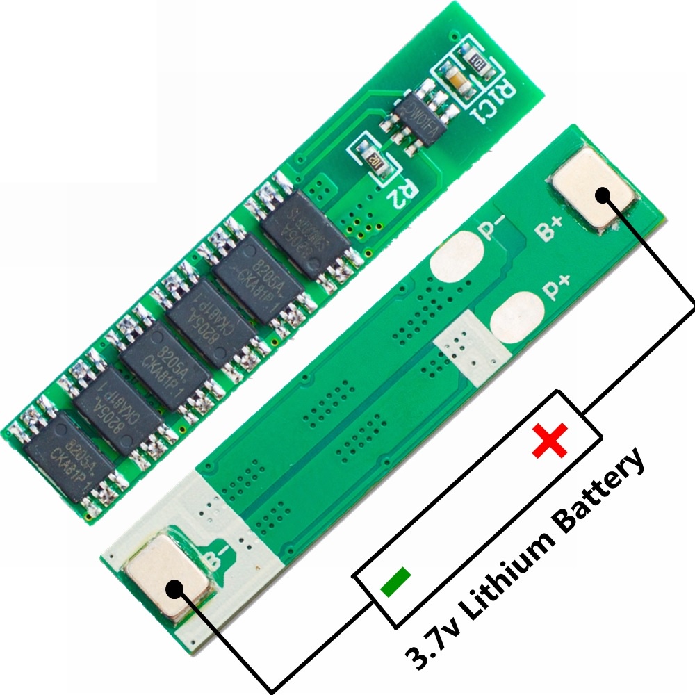 BMS 1s 4.2V 15A Lithium Li-ion Li-po 6MOS Battery Protection Board