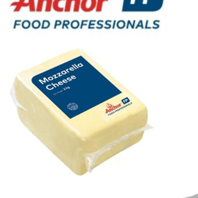 

✶ keju blok mozzarella cheese ANCHOR 1 kg. halal exp juni 2024 ☝