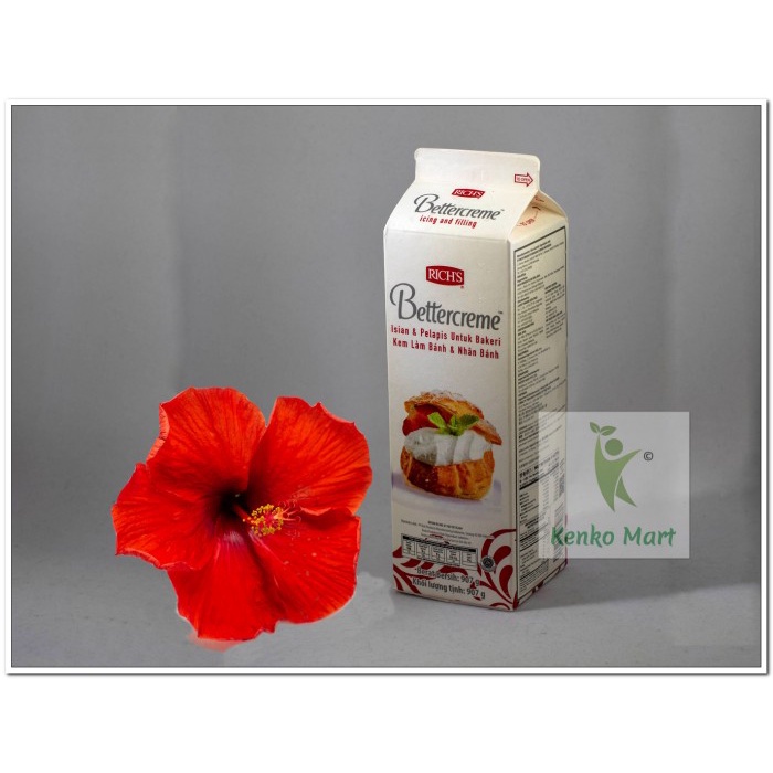 

RICH'S BETTERCREME WHIPPED CREAM 907GR (NON DAIRY) BUTTER CREAM