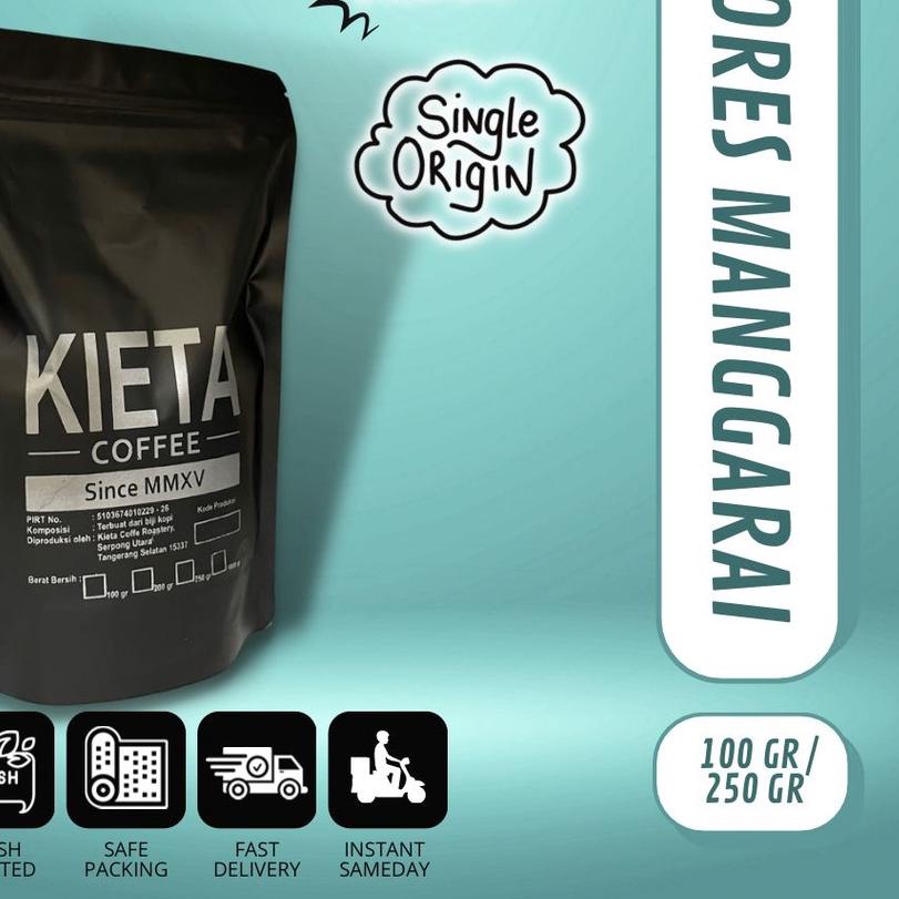 

✯ Biji Kopi Arabika Flores Manggarai Premium 250gr ✯