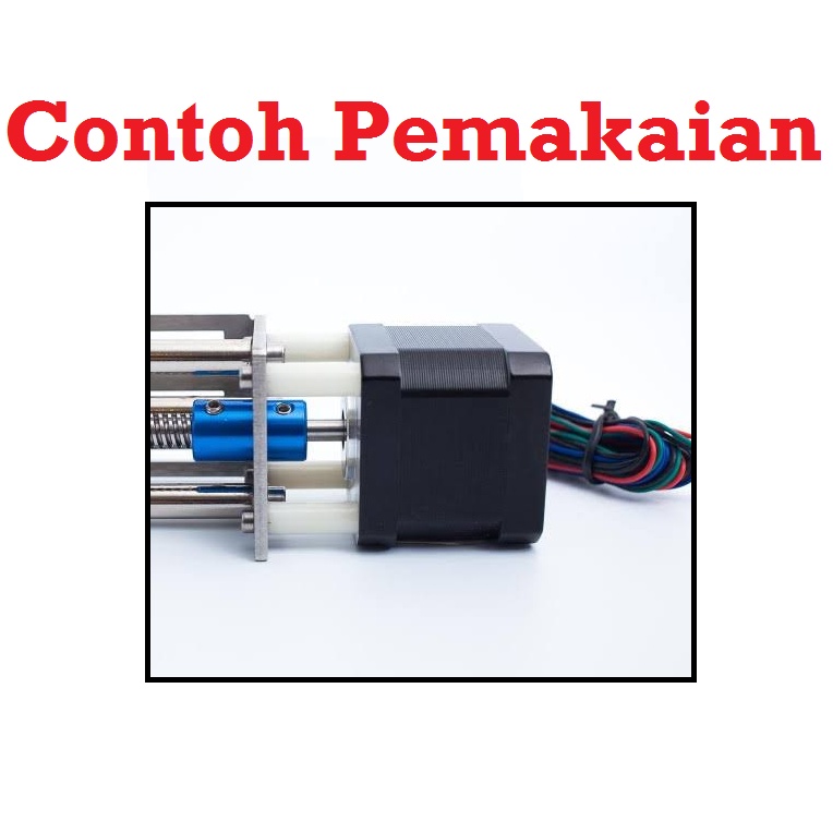 [HAEBOT] Rigid Shaft Coupler D14L25 8x8 8mm Coupling CNC 3D Printer Fixed Penghubung Shaft Mesin Nema Aluminium Alloy Motor Stepper Konektor Type