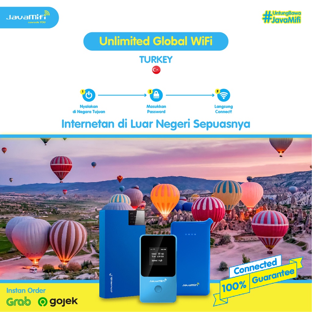 Jual JavaMifi 4G Travel Wifi Turkey Unlimited Travel Wifi Turki
