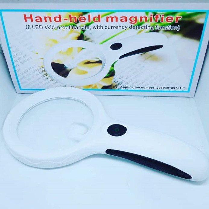 

Kaca Pembesar Optik dengan Lampu UV 12 LED