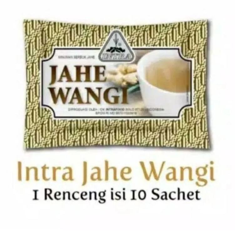 

Pro sale Jahe Wangi Renceng Isi 10sachet Intra Jahe Wangi