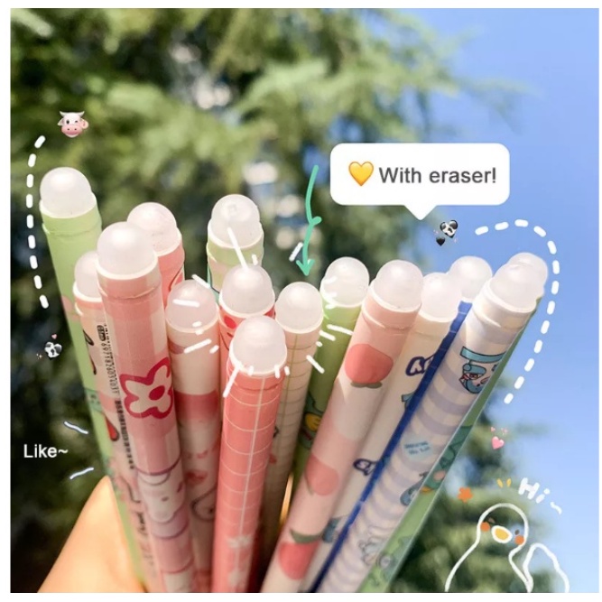 Pulpen Bisa Dihapus  Bolpoin Gel Erasable Pen Pena Refill Pulpen Yang Bisa Dihapus Lucu Pulpen Hapus/ballpoint bisa