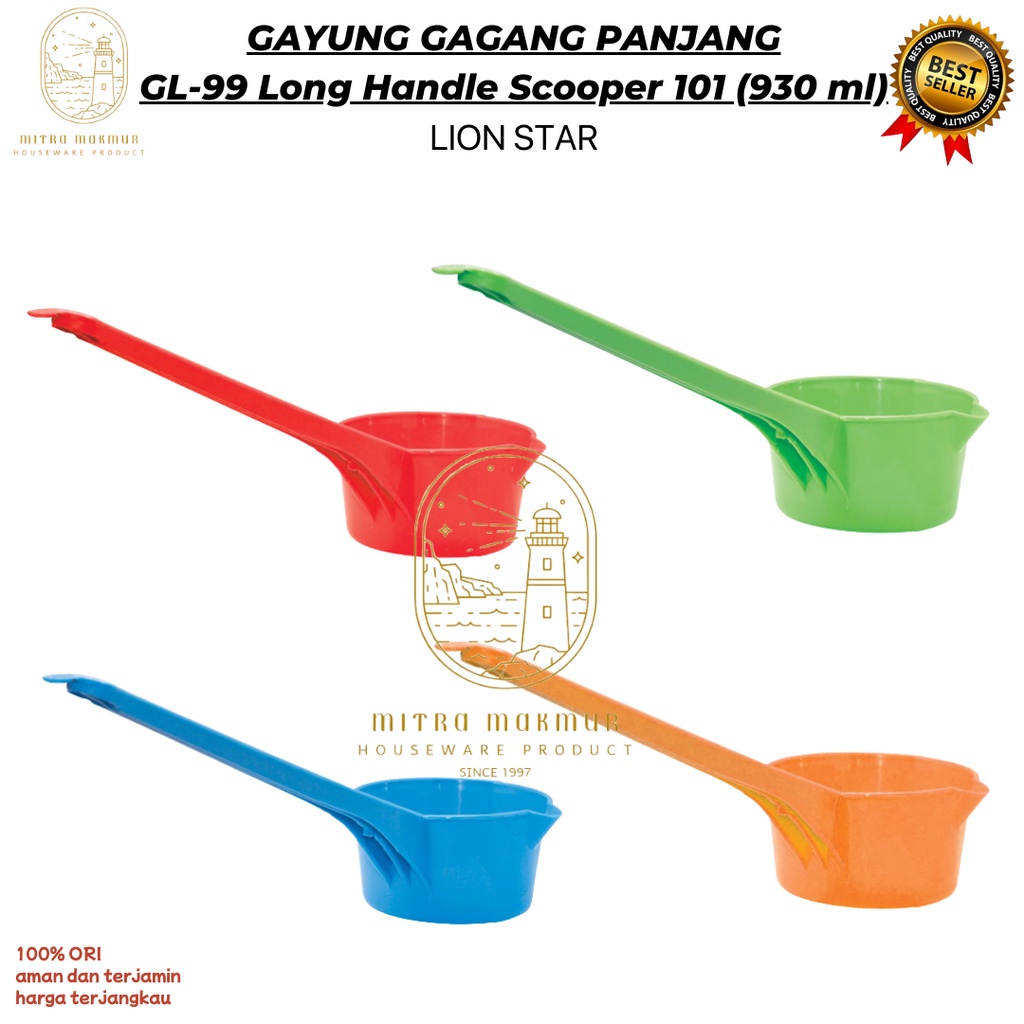 SALE!! GAYUNG GAGANG PANJANG LION STAR / LONG HANDLE SCOOPER GL-99
