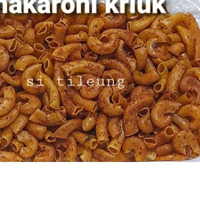 

☺ MAKARONI KRIUK 1 KG / MAKARONI SI TILEUNG/MAKANAN RINGAN ☑