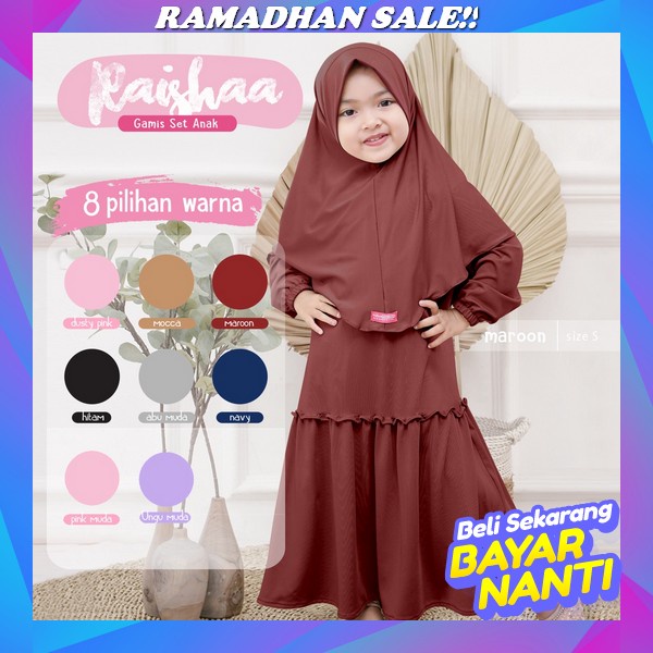 Busana Muslim Anak Lebaran Model Terbaru 2023 Gamis Anak Remaja Tanggung Usia 3 4 5 6 7 8 9 10 11 12
