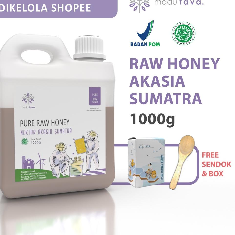 

✭ Asli Murni 1kg Tava Grade A Nektar Akasia Sumatra 100% Alami Pure Natural Raw Honey ☑