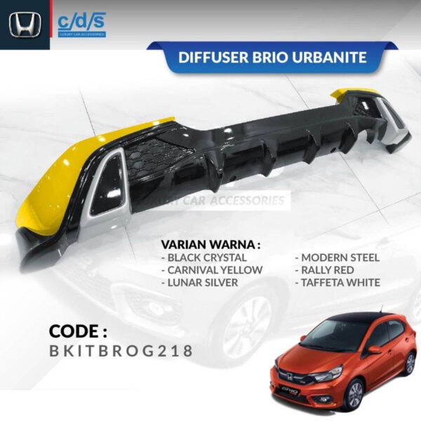 PAKET BODYKIT DEPAN BELAKANG ALL NEW BRIO URBANITE W/COLOUR