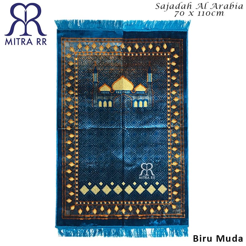 Sajadah Turki Al Arabia Motif Warna | Ukuran Besar 70x110 Sajadah Kanvas