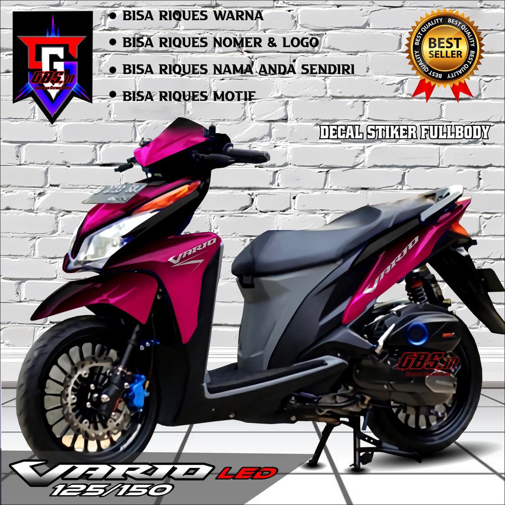 decal vario 125 old fullbody stiker strifing motor vario 125 old fullbody stiker