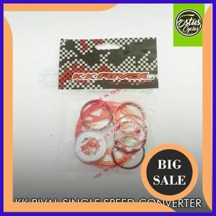 perkakas Single Speed 9 To 1 Converter Kit KK RIVAL Untuk Freehub Warna Merah | Get Free Ongkir, COG