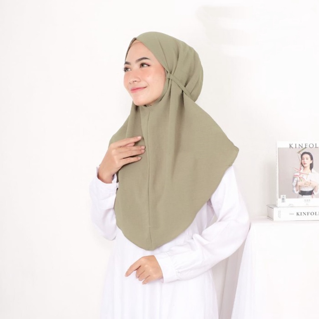 JILBAB INSTAN BERGO CRINKLE AIRFLOW