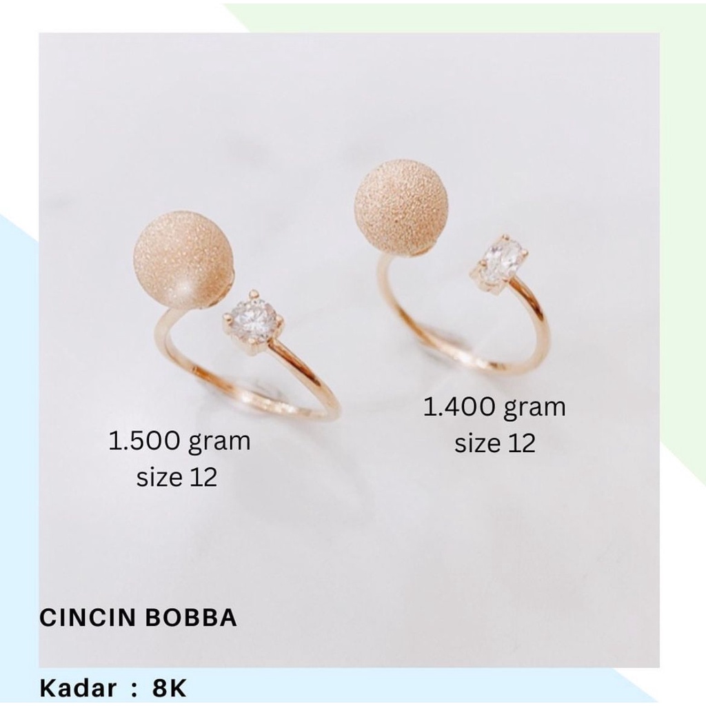 Cincin bola fashion terbaru mata kadar 375 8k