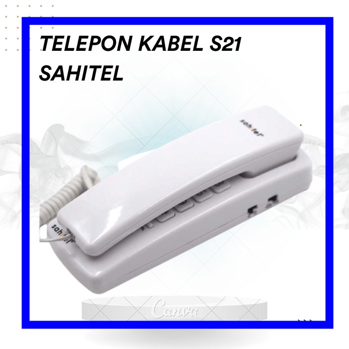 @=@=@=@=] Telepon Kabel Sahitel S21 Pesawat Telepon Sahitel Putih