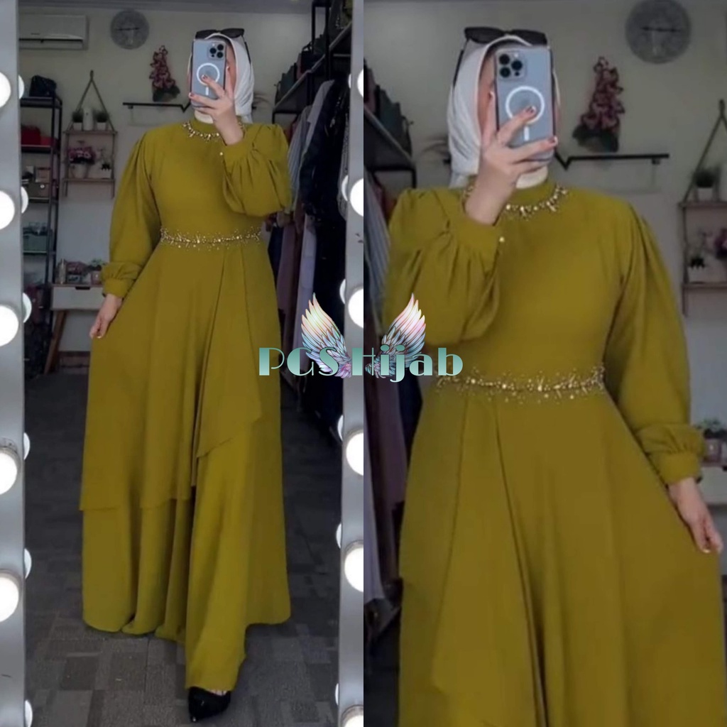 SEREN DRESS GAMIS KONDANGAN WARNA MILO CERUTY BABYDOLL SERAGAMAN BRIDESMAID BAJU WISUDA OOTD HIJABERS GAMIS MUSLIMAH GAMIS POLOS TEBAL PREMIUM DRESS MUSLIM JUMBO XXL LD 110CM DRES POLOS WARNA LIME DRESS HITAM POLOS GAMIS CERUTY BABY DOL JUMBO DRESS REMAJA