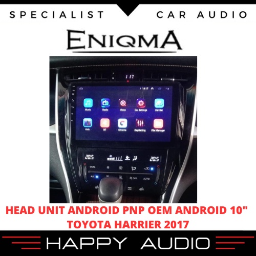 HEAD UNIT OEM ANDROID ENIQMA 10 Inch TOYOTA HARRIER 2017 Original