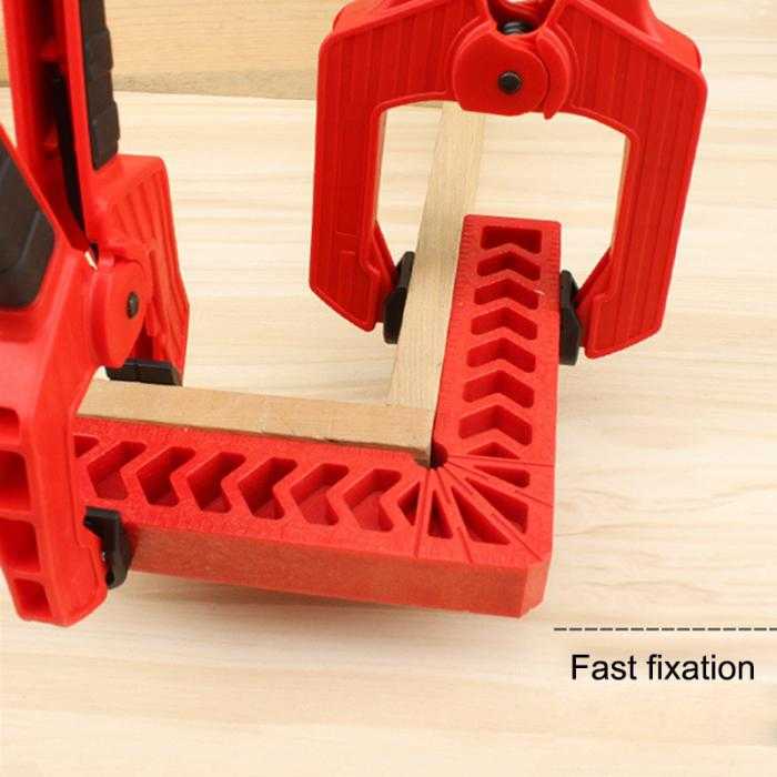 (BISA COD) FTIHSHP Centechia Corner Clamp Penjepit Sudut Frame Kayu 90 Derajat 6 Inch - JDH99