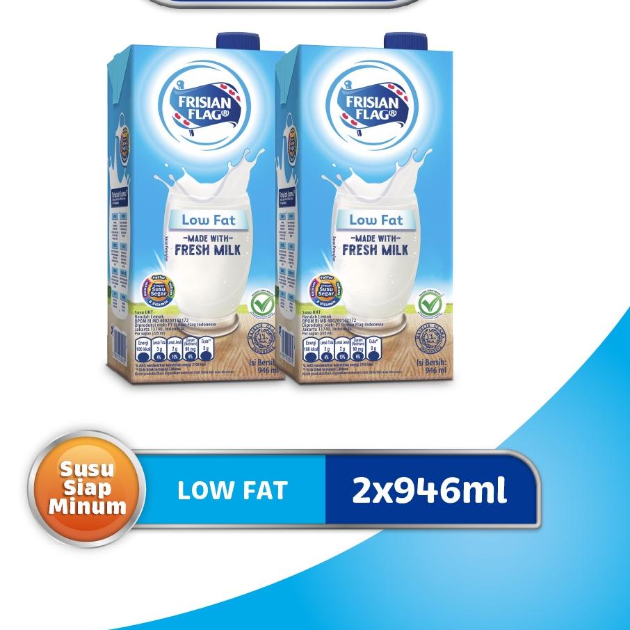 

Lihat Disini Frisian Flag Susu UHT Low Fat 946 mL x 2