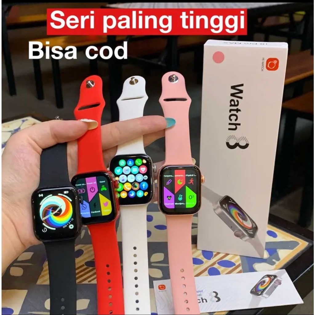 GARANSI✅IWO 8 Pro Max Series Z Original Series 8 Series 7 Smartwatch Bisa Telponan &amp; Custom Foto