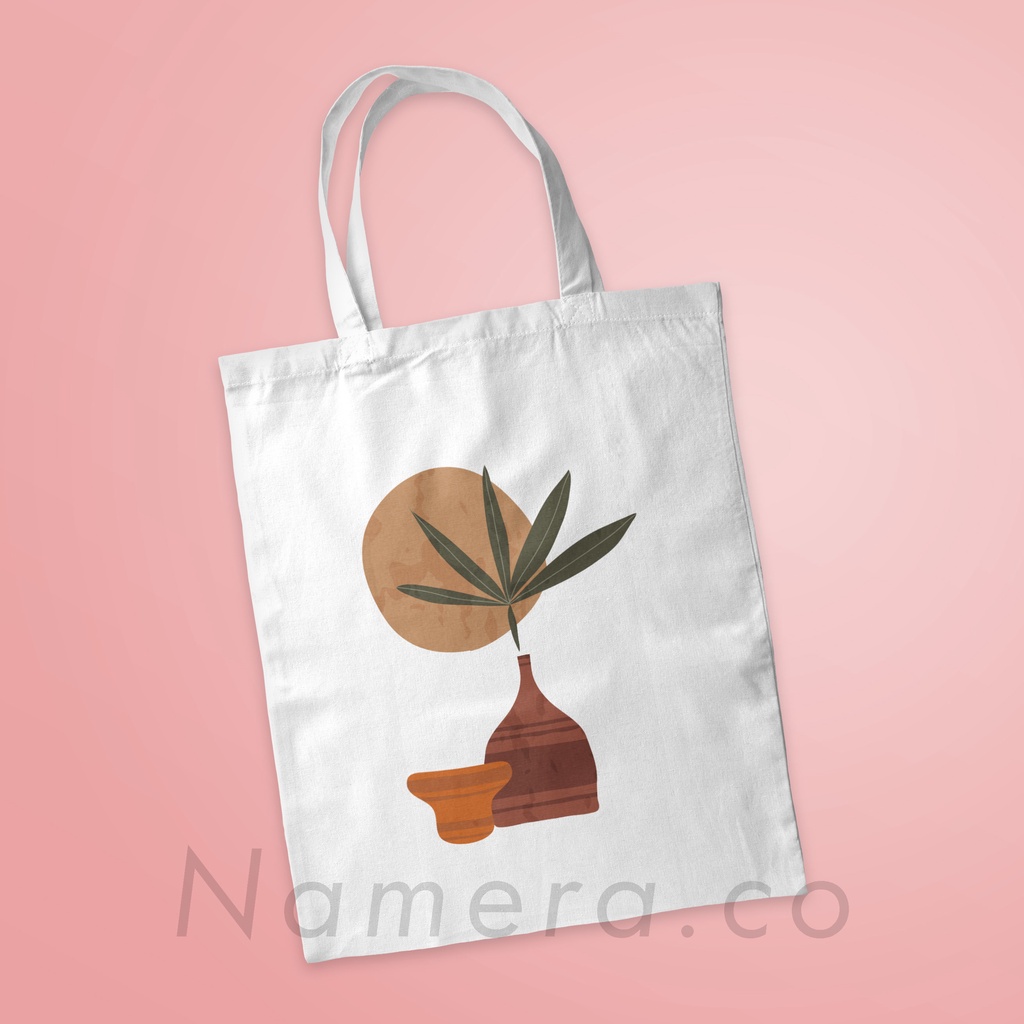 Tote Bag Resleting Kanvas Premium Fashion Tas Totebag Wanita Aesthetic EF002