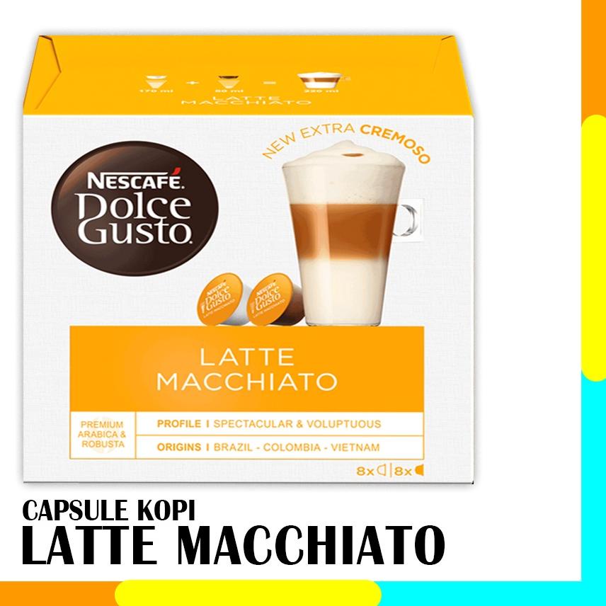 

ⅎ Capsule NDG Nescafe Dolce Gusto Latte Macchiato 1 Box Original Nestle ✮