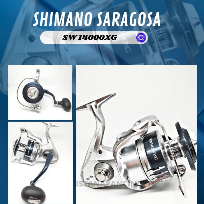 REEL SHIMANO SARAGOSA SW 14000XG REL PANCING PUTARAN JORAN