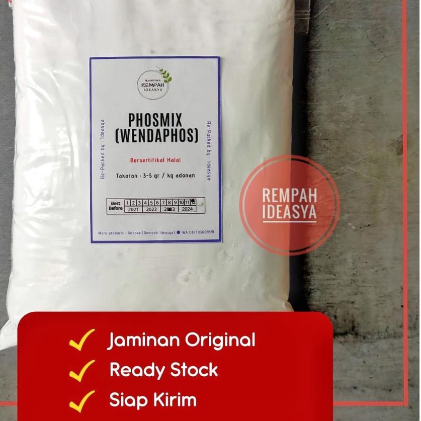 

➼ 1kg WendaPhos / Phosmix / Mixphos / Pengenyal Bakso / Sosis / Nugget / Siomay ✽