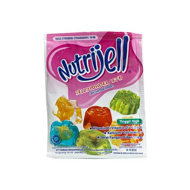 

NUTRIJELL REGULAR STRAWBERRY 15 GR