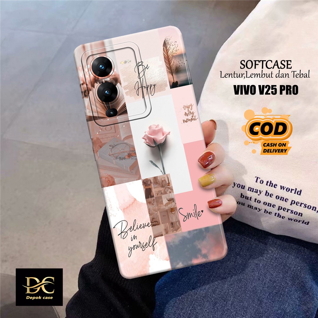 Case Vivo V25 Pro Terbaru - Casing Vivo V25 Pro Terbaru Depok case [ AESTHETIC ] Silikon Vivo V25 Pr
