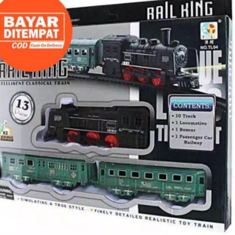 ✱ MAINAN TRAIN SET RAIL KING 13 PCS ▲