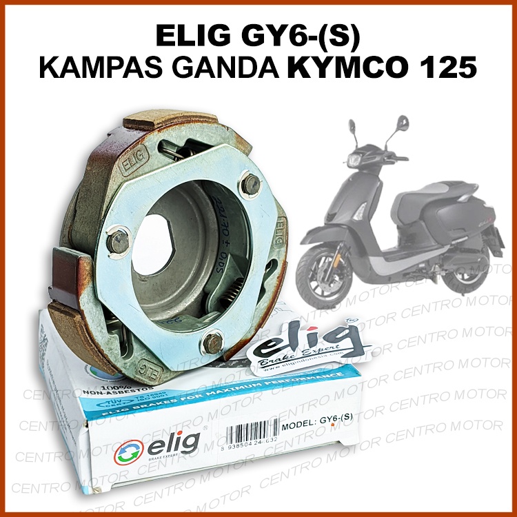 KAMPAS KOPLING GANDA ELIG GY6 (S) KYMCO 125 (CLUTCH ASSY)