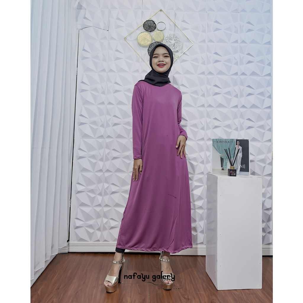 Manset Dress Gamis Inner Panjang - LAVENDER