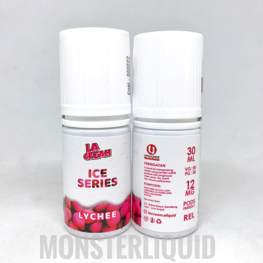 PODS FRIENDLY LA CREAM ICE LYCHEE BY LEVICA JUICE 12MG 30ML