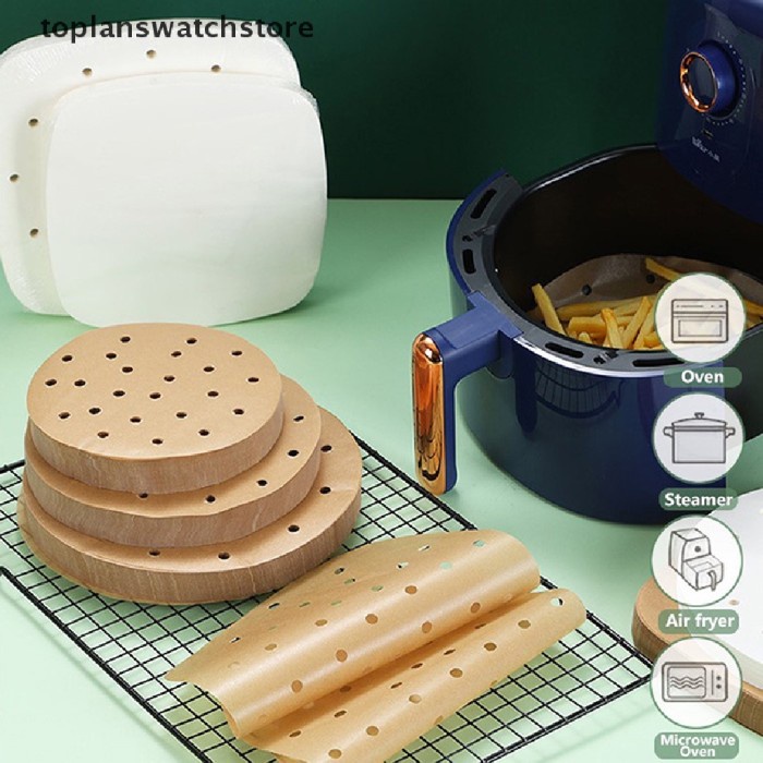 

Terlaris Af530 Topl Air Fryer Disposable Paper Liner Non-Stick Mat Steamer Roun