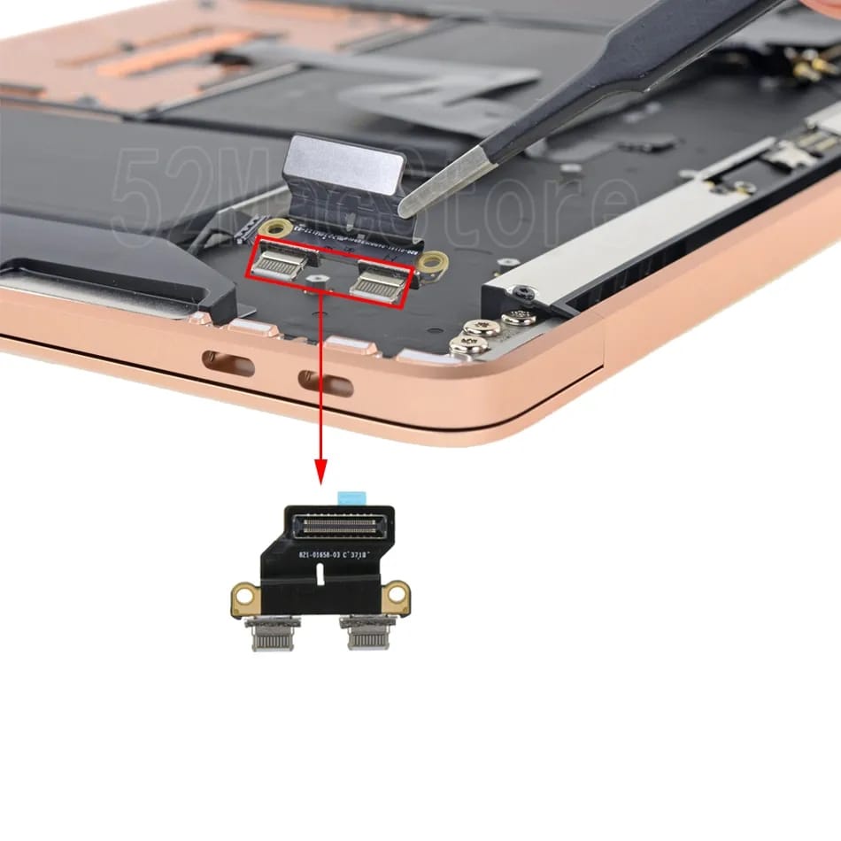 DC Power USB C Board MacBook Air 13&quot; A1932 A2179 A2337 2018 2019 2020