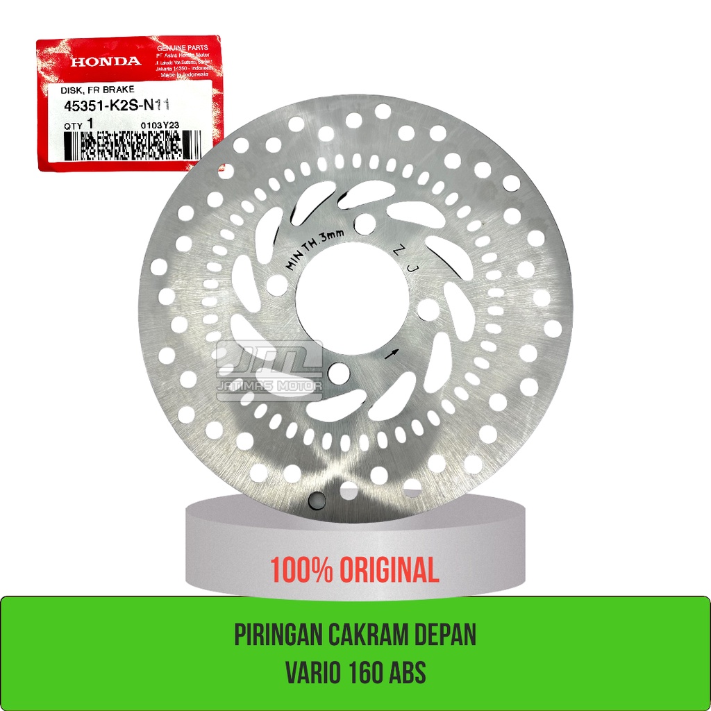 Piringan cakram depan vario 160 ABS 45351-K2S-N11
