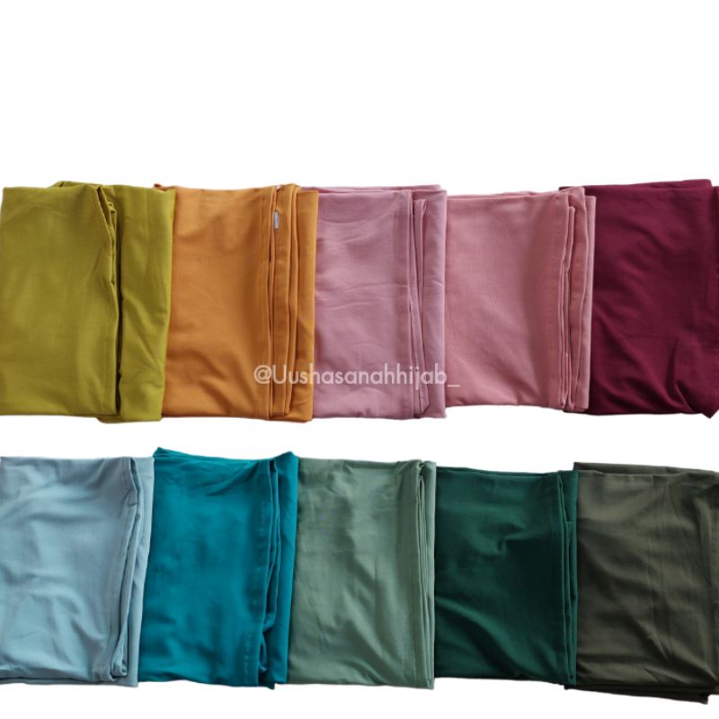 [ Qiqi Hijab ] SEGITIGA INSTAN OVAL ••hijab Jersey premium