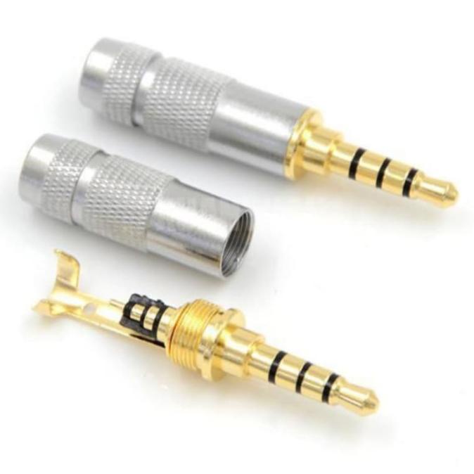 jack headset 3.5mm 4pole / jack mini stereo 4 pole muri33l dijamin