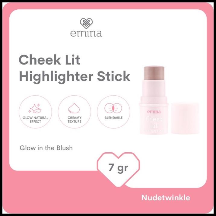 EMINA CHEEK LIT HIGLIGHTER STICK NUDESTWINKLE 7G