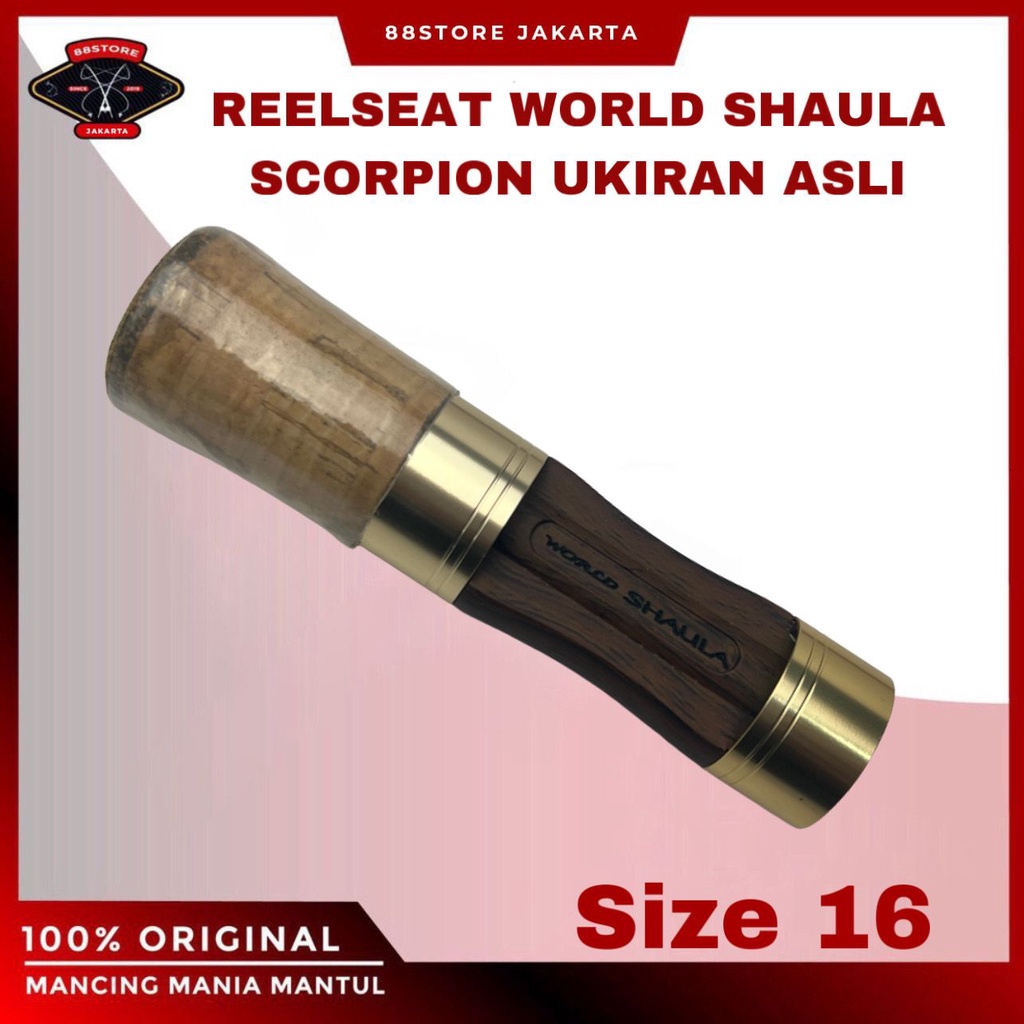 88storejakarta Liebe Reelseat wooden ukir world shaula shimano scorpion