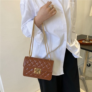 Bag Quilted Embossed Shoulder Chain Bag Crossbody Bag 10054