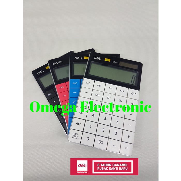 

Best Seller Deli E1589 Calculator Desktop Kalkulator Stylish Office 1589 Kantor