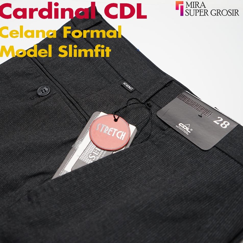 BOOMING CDL CARDINAL CELANA KAIN KANTOR FORMAL PRIA PANJANG SLIMFIT BAHAN DASAR KAIN WOLL VISCOSE UK