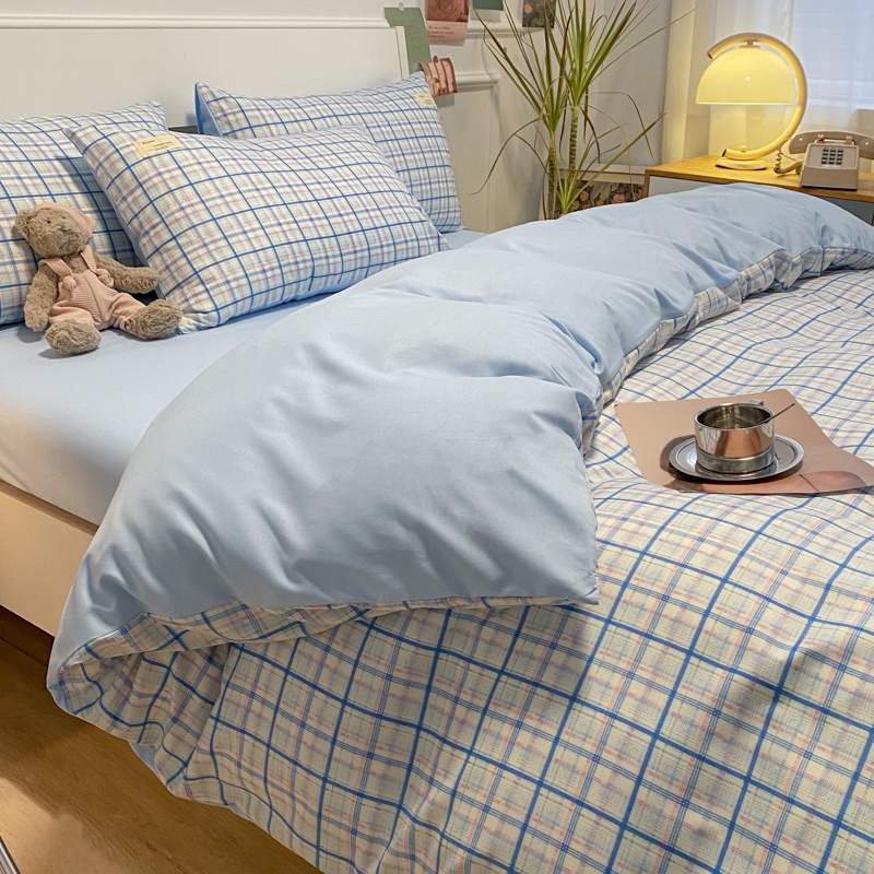 Bedcover Kmbinasi Sprei Set Katun Jepang Adem Bahan Halus - kreasirumah88