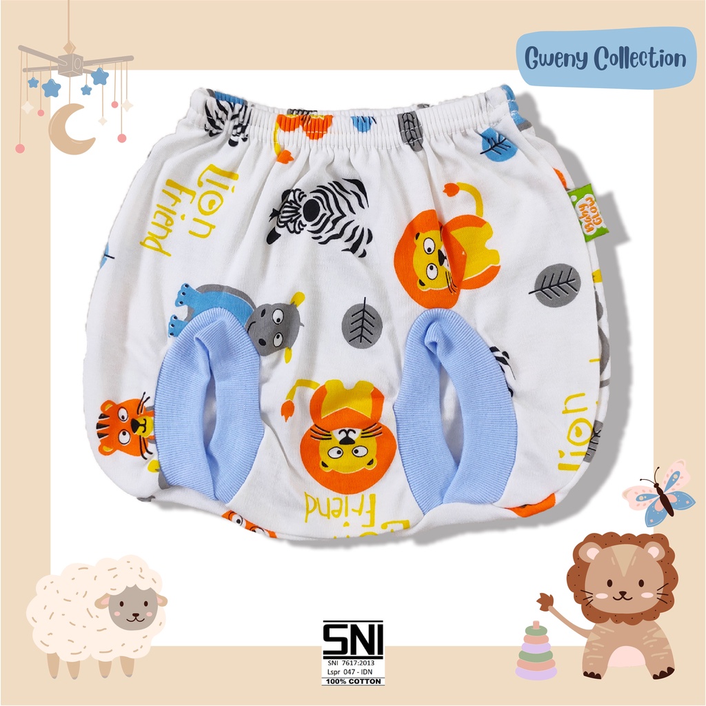 Celana Kacamata Bayi / Celana Kacamata Anak Motif Lion Friend Baby Glow