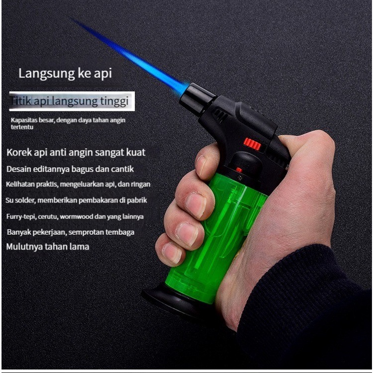 Firetric Korek Api Gas Butane Torch Jet Windproof LIGHTER